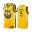 Nike Golden State Warriors #5 Kevon Looney 2022 NBA Finals Mens Yellow The Bay City Edition Jersey Mens