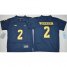 Youth Michigan Wolverines #2 Charles Woodson Navy Blue Jordan Brand Stitched NCAA Jersey