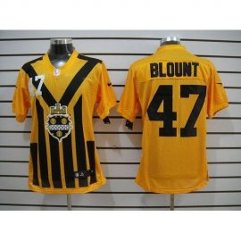 Nike Pittsburgh Steelers #47 Mel Blount Gold 1933s Throwback Mens Stitched NFL Elite Jersey
