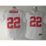 Alabama Crimson Tide 22 Mark Ingram White NCAA Jerseys
