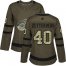 Adidas Detroit Red Wings #40 Henrik Zetterberg Green Salute to Service Womens Stitched NHL Jersey