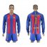 Barcelona #1 Ter Stegen Home Long Sleeves Soccer Club Jersey