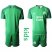 Marseille Blank Green Goalkeeper Kid Soccer Club Jersey