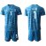 Spain #1 De Gea Blue Goalkeeper Soccer Country Jersey