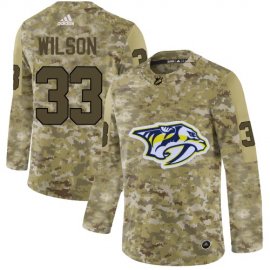 Adidas Nashville Predators #33 Colin Wilson Camo Authentic Stitched NHL Jersey