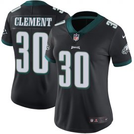 Nike Philadelphia Eagles #30 Corey Clement Black Alternate Womens Stitched NFL Vapor Untouchable Limited Jersey