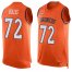 Nike Denver Broncos #72 Garett Bolles Orange Team Color Mens Stitched NFL Limited Tank Top Jersey