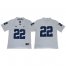 Nittany Lions #22 White Stitched NCAA Jersey
