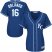 Kansas City Royals #16 Paulo Orlando Royal Blue Alternate Womens Stitched MLB Jersey