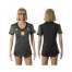 Womens Germany Blank Away Soccer Country Jersey