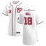 Washington Nationals #18 Jake Noll Mens Nike White Home 2020 Authentic Player MLB Jersey