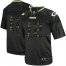 Nike Green Bay Packers #12 Aaron Rodgers New Lights Out Black Mens Stitched NFL Elite Jersey