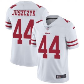 Nike San Francisco 49ers #44 Kyle Juszczyk White Mens Stitched NFL Vapor Untouchable Limited Jersey