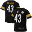 Toddler Nike Pittsburgh Steelers #43 Troy Polamalu Black Team Color Stitched NFL Elite Jersey