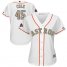 Houston Astros #45 Gerrit Cole White 2018 Gold Program Cool Base Womens Stitched MLB Jersey