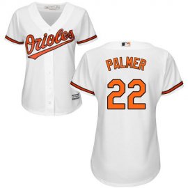 Baltimore Orioles #22 Jim Palmer White Home Womens Stitched MLB Jersey