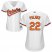 Baltimore Orioles #22 Jim Palmer White Home Womens Stitched MLB Jersey
