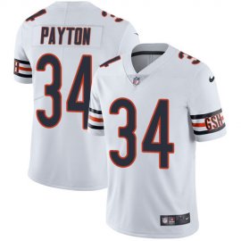 Nike Chicago Bears #34 Walter Payton White Mens Stitched NFL Vapor Untouchable Limited Jersey