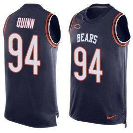 Nike Chicago Bears #94 Robert Quinn Navy Blue Team Color Mens Stitched NFL Limited Tank Top Jersey