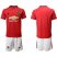 Manchester United Blank Red Home Soccer Club Jersey
