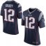 Nike New England Patriots #12 Tom Brady Navy Blue Team Color Mens Stitched NFL New Elite Jersey