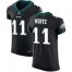Nike Philadelphia Eagles #11 Carson Wentz Black Alternate Mens Stitched NFL Vapor Untouchable Elite Jersey