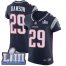 Nike New England Patriots #29 Duke Dawson Navy Blue Team Color Super Bowl LIII Bound Mens Stitched NFL Vapor Untouchable Elite Jersey