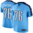 Nike Tennessee Titans #76 Rodger Saffold Light Blue Mens Stitched NFL Limited Rush Jersey