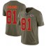 Nike Kansas City Chiefs #81 Kelvin Benjamin Olive Mens Stitched NFL Limited 2017 Salute to Service Jersey