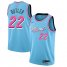 Heat #22 Jimmy Butler Blue Basketball Swingman City Edition 2019/20 Jersey