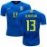 Brazil #13 Jemerson Away Kid Soccer Country Jersey