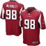 Nike Atlanta Falcons #98 Takkarist McKinley Red Team Color Youth Stitched NFL Elite Jersey