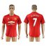 Manchester United #7 Memphis Red Home Soccer Club Jersey