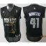 Dallas Mavericks 41 Dirk Nowitzki Black 2011 Finals Champions Jersey Cheap