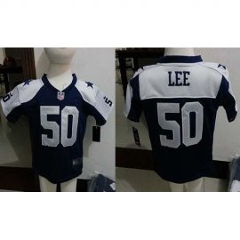 Toddler Nike Dallas Cowboys #50 Sean Lee Navy Blue Thanksgiving Stitched NFL Elite Jersey