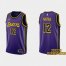 Los Angeles Los Angeles Lakers #12 Kendrick Nunn Purple Mens Nike NBA 2022-23 Statement Edition Jersey Mens