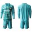 Inter Milan Blank Light Blue Goalkeeper Long Sleeves Soccer Club Jersey