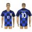 Croatia #10 Modric Away Soccer Country Jersey