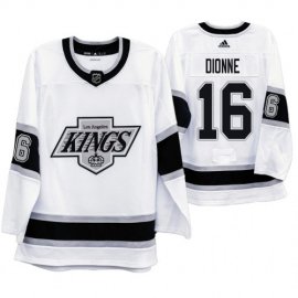 Los Angeles Kings #16 Marcel Dionne Mens Adidas 2019-20 Heritage White Throwback 90s NHL Jersey