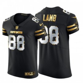 Dallas Cowboys #88 CeeDee Lamb Mens Nike Black Edition Vapor Untouchable Elite NFL Jersey