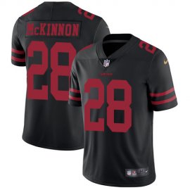 Nike San Francisco 49ers #28 Jerick McKinnon Black Alternate Mens Stitched NFL Vapor Untouchable Limited Jersey