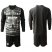 Inter Milan Blank Black Goalkeeper Long Sleeves Soccer Club Jersey