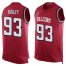 Nike Atlanta Falcons #93 Allen Bailey Red Team Color Mens Stitched NFL Limited Tank Top Jersey