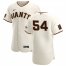 San Francisco Giants #54 Reyes Moronta Mens Nike Cream Home 2020 Authentic 20 at 24 Patch Player MLB Jersey