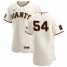 San Francisco Giants #54 Reyes Moronta Mens Nike Cream Home 2020 Authentic 20 at 24 Patch Player MLB Jersey
