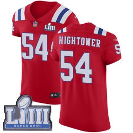 Nike New England Patriots #54 Donta Hightower Red Alternate Super Bowl LIII Bound Mens Stitched NFL Vapor Untouchable Elite Jersey