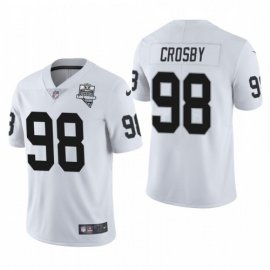Las Vegas Raiders #98 Maxx Crosby Mens Nike 2020 Inaugural Season Vapor Limited NFL Jersey White