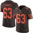 Nike Cleveland Browns #63 Austin Corbett Brown Mens Stitched NFL Limited Rush Jersey