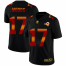 Los Angeles Rams #17 Robert Woods Mens Black Nike Red Orange Stripe Vapor Limited NFL Jersey