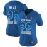 Nike Atlanta Falcons #22 Keanu Neal Royal Womens Stitched NFL Limited NFC 2018 Pro Bowl Jersey